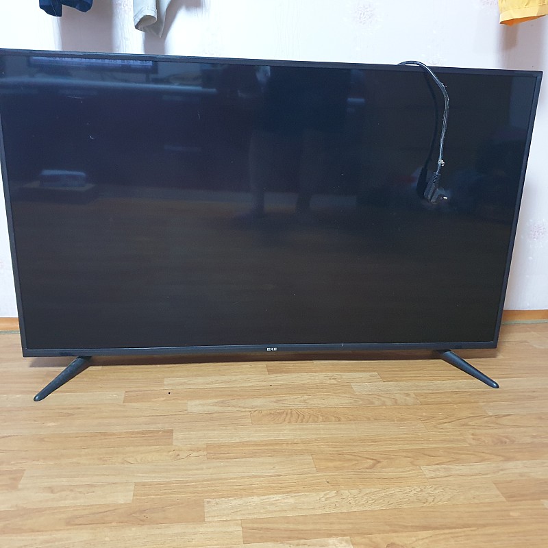 (전남)55인치 4k tv 고장난 티비 팝니다 1/3 화면 안나옴