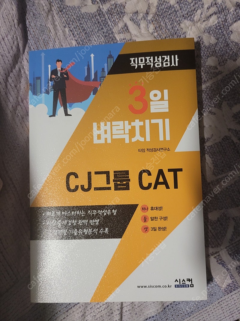 직무적성검사 3일 벼락치기 CJ그룹