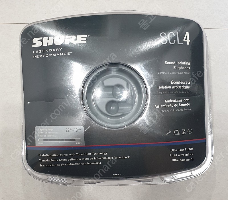 슈어 Shure SCL4 이어폰 팝니다.