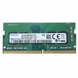 삼성 램ddr4 25600 8g 노트북용 2개 판매