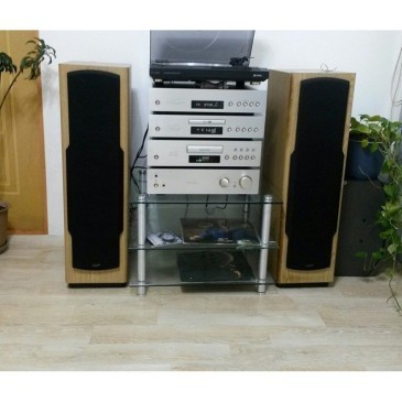 인켈 중형 4단 오디오, SHERWOOD 스피커, 인켈 턴테이블 ( 각개 가능, MAX 120W+120W )