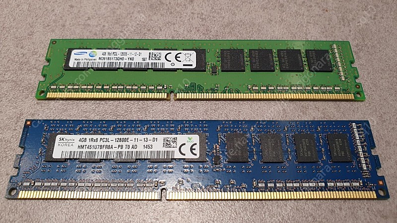 DDR3L 12800 4GB ECC 서버용 램