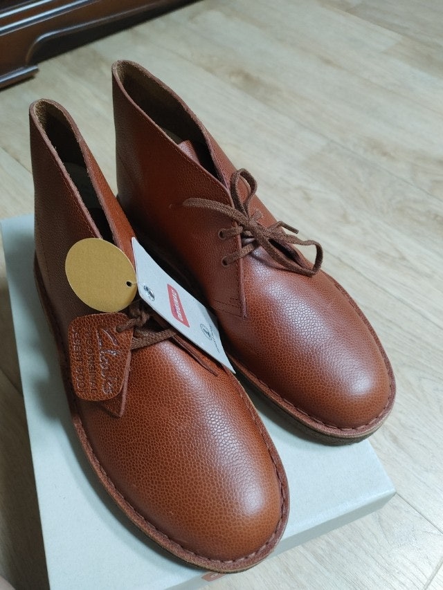 클락스(Clarks) 오리지널 데저트 부츠 브라운 UK 7.5(운동화기준 270)