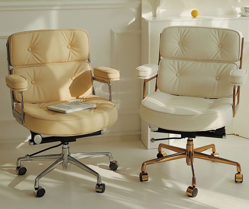사무실 의자 재택 엔틱 화이트 의자 편안한 모던미드센추리 체어 랑잠 디자인 인테리어﻿체어 판매합니다.