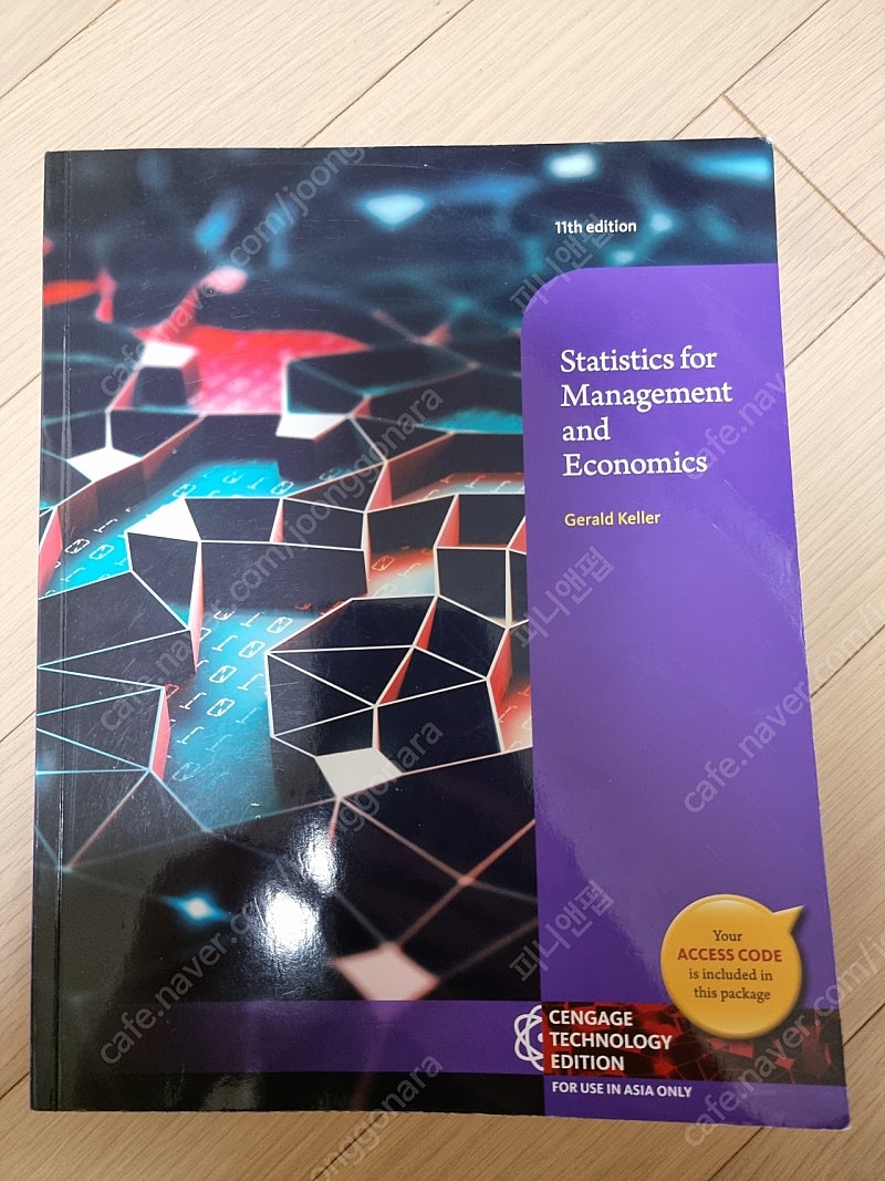 Statistics for Management and Economics(11th edition)