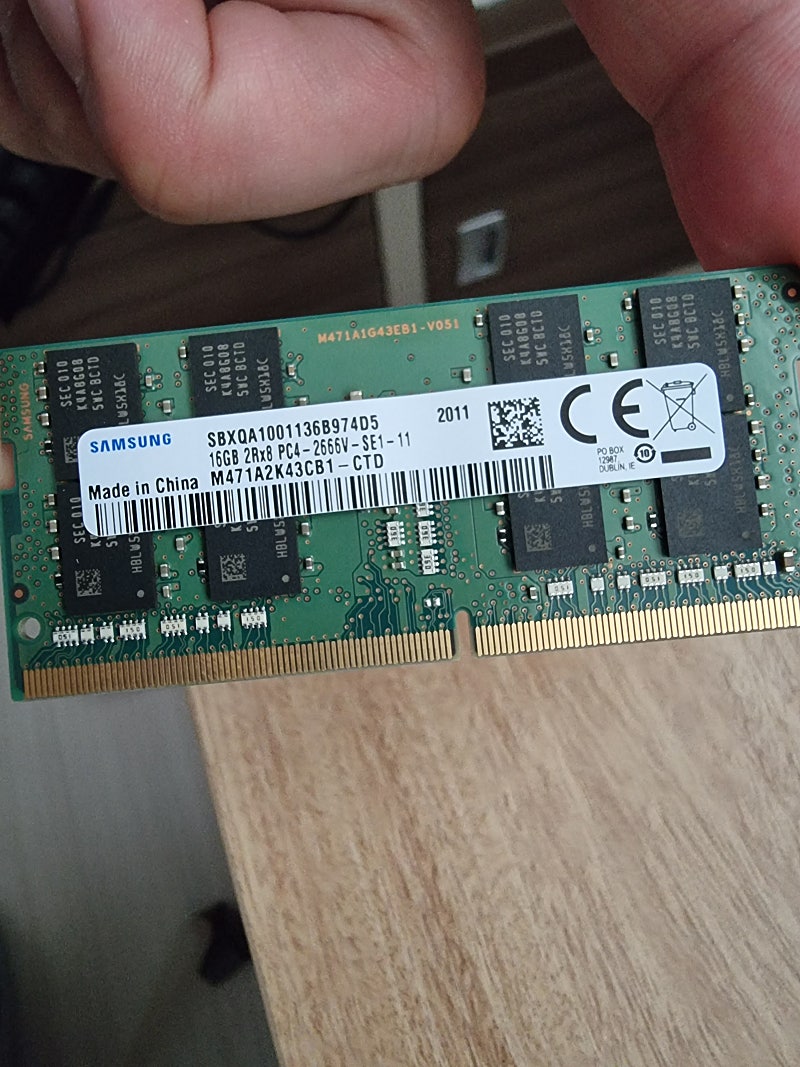 노트북용 ddr4 2666 16g 판매합니다