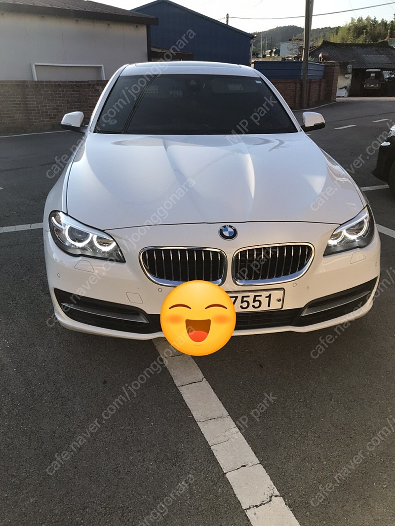 BMW 520d 15년색 흰색 중고 판매