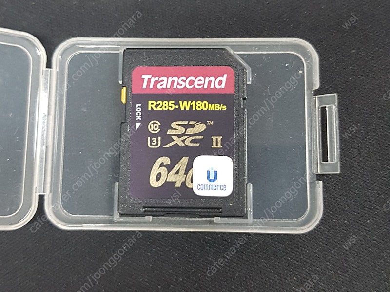 트랜센드 sdxc uhs-II 64g 메모리