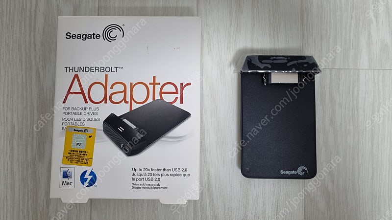 [판매] 시게이트 썬더볼트 어댑터 (seagate thunderbolt adapter goflex / 외장HDD 어댑터)
