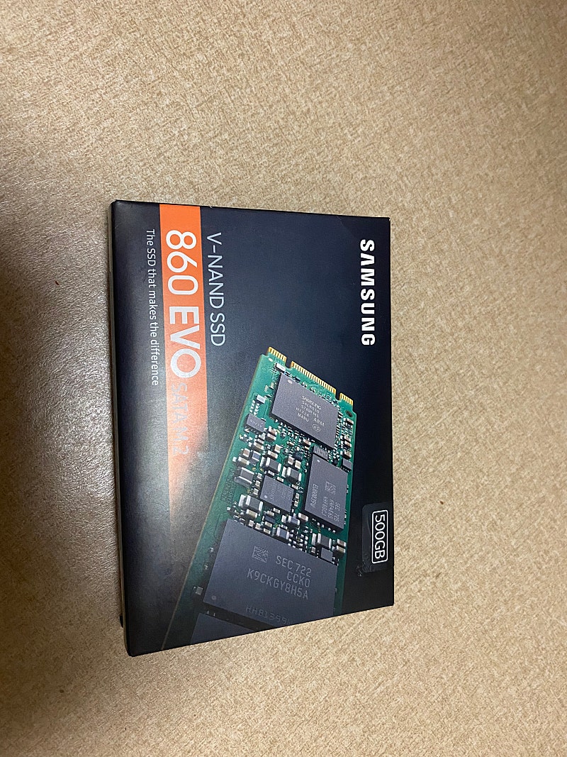 삼성 ssd 860 evo sata m.2 500기가 미개봉