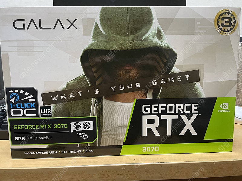 갤럭시 rtx3070 lhr팝니다