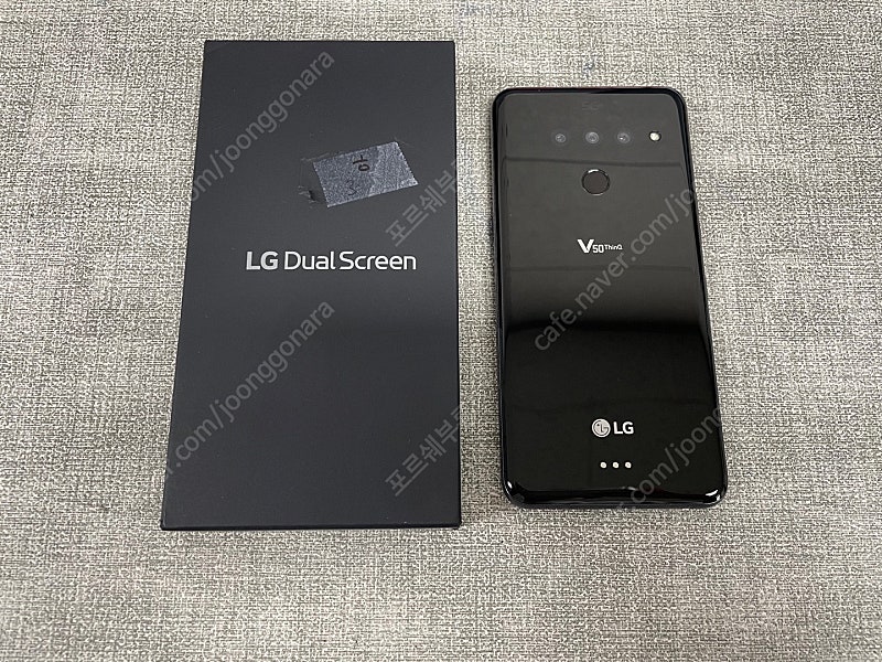 (S급)LG V50 128G 블랙 + 듀얼스크린 미개봉 16만원