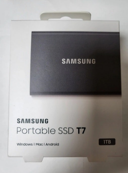 삼성전자 외장하드 포터블 SSD 삼성T7 1TB (미개봉)
