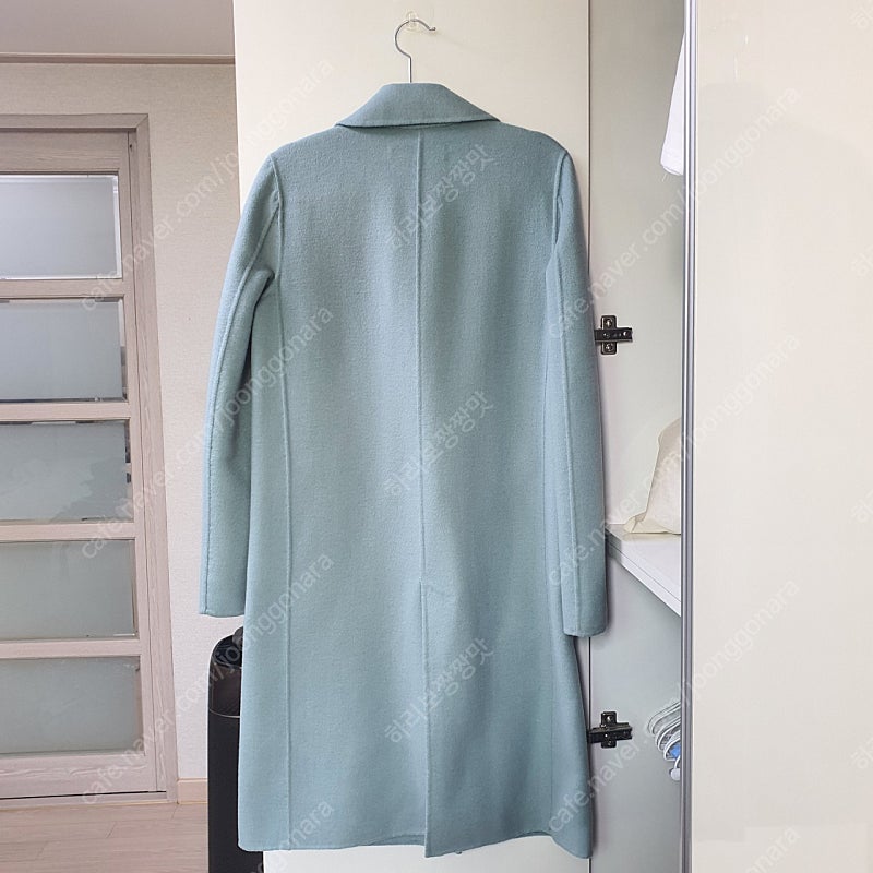 [자라 Zara] 간절기 더블 코트 비스코스 울 코트 ...--2