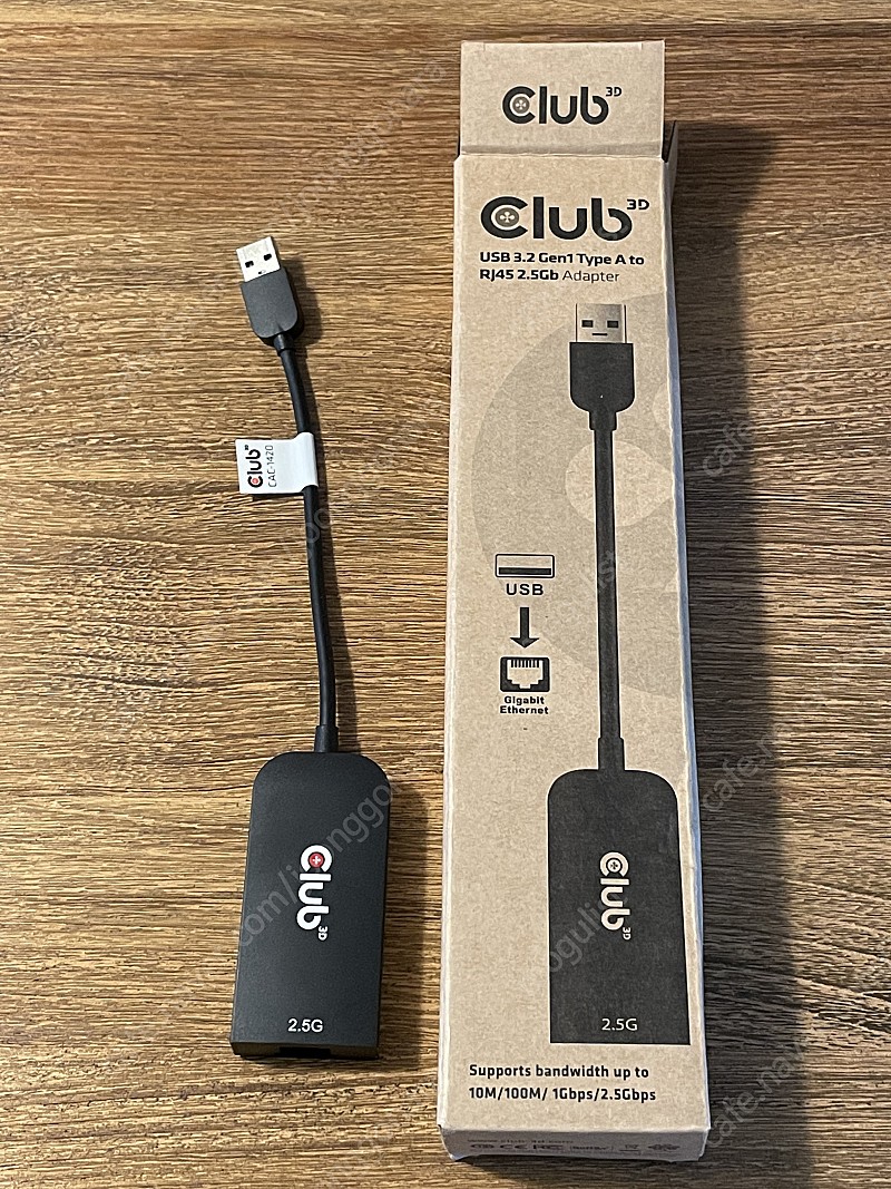 (분당) CLUB 3D CAC-1420 USB 3.2 Type A to 2.5Gbps 아답터
