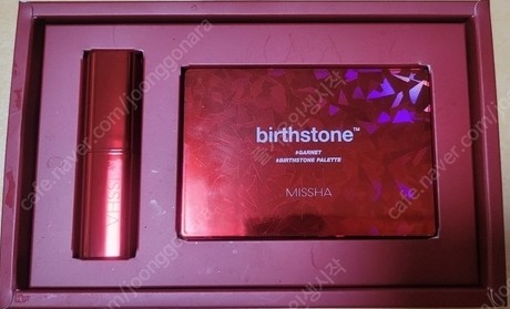 (미개봉) 미샤 데어 컬렉션 세트(쉐도우 팔레트+립스틱) Birth Stone(새상품 9,000원)