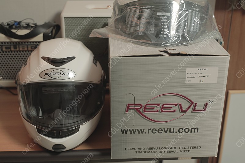 [대구]REEVU 리뷰 RV FSX1_시스템 헬멧 White (화이트) / 뒤가 보이는 헬멧
