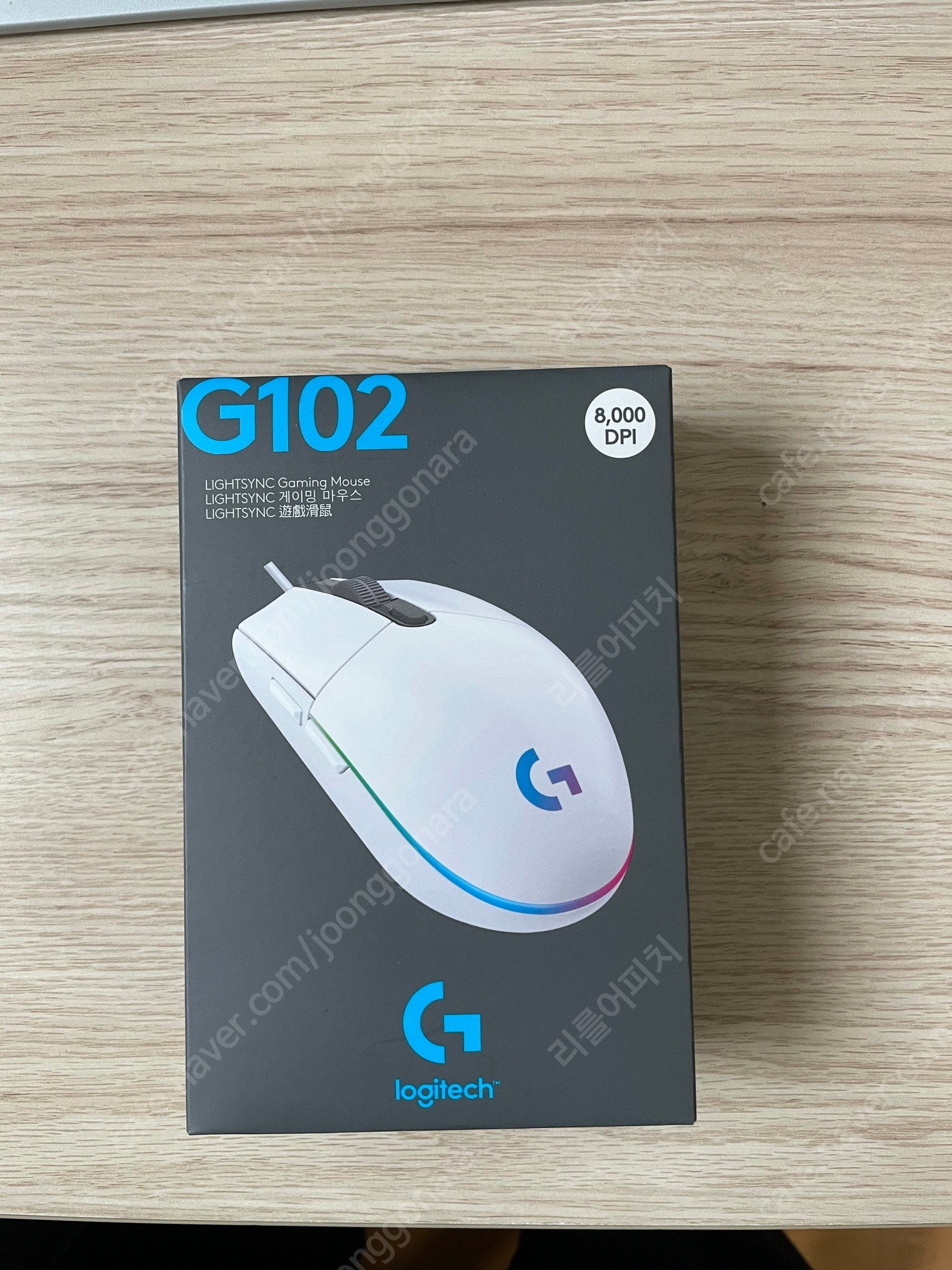 로지텍 G102 화이트 미개봉 신품 판매합니다