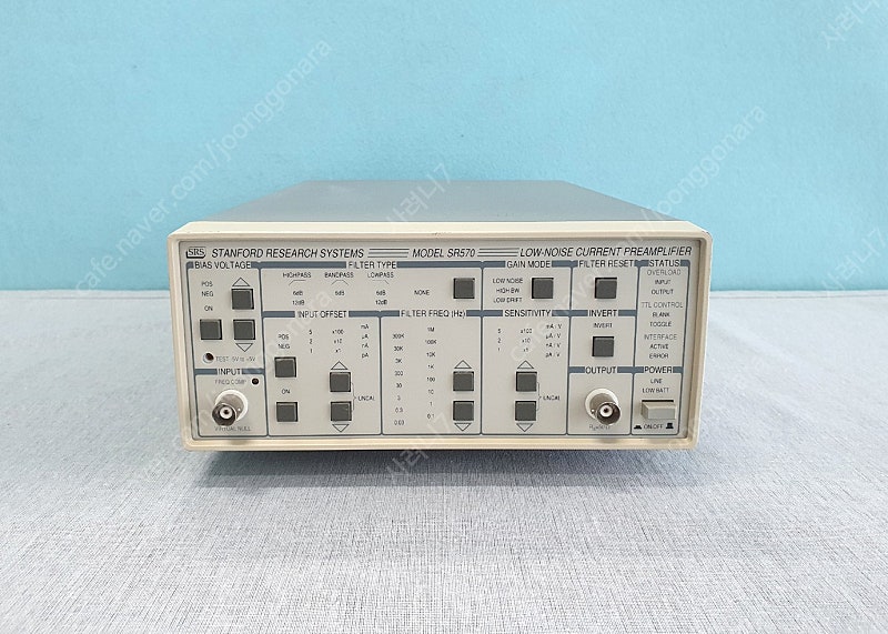 Srs Sr570   Low Noise Current Preamplifier - Stanford Research Systems 