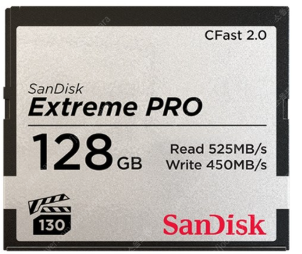 샌디스크 Cfast 2.0 CF카드 SDCFSP, 128GB 판매합니다.