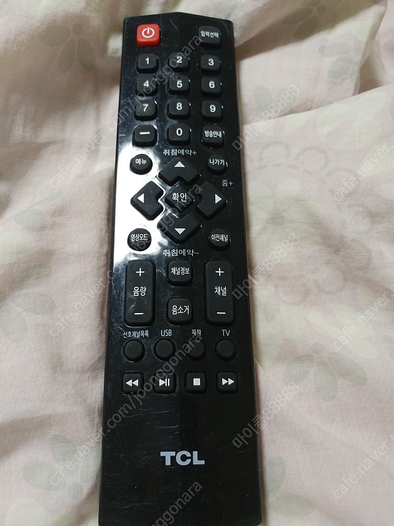 올레kt TCL TV 리모컨 6000원 만능리모컨