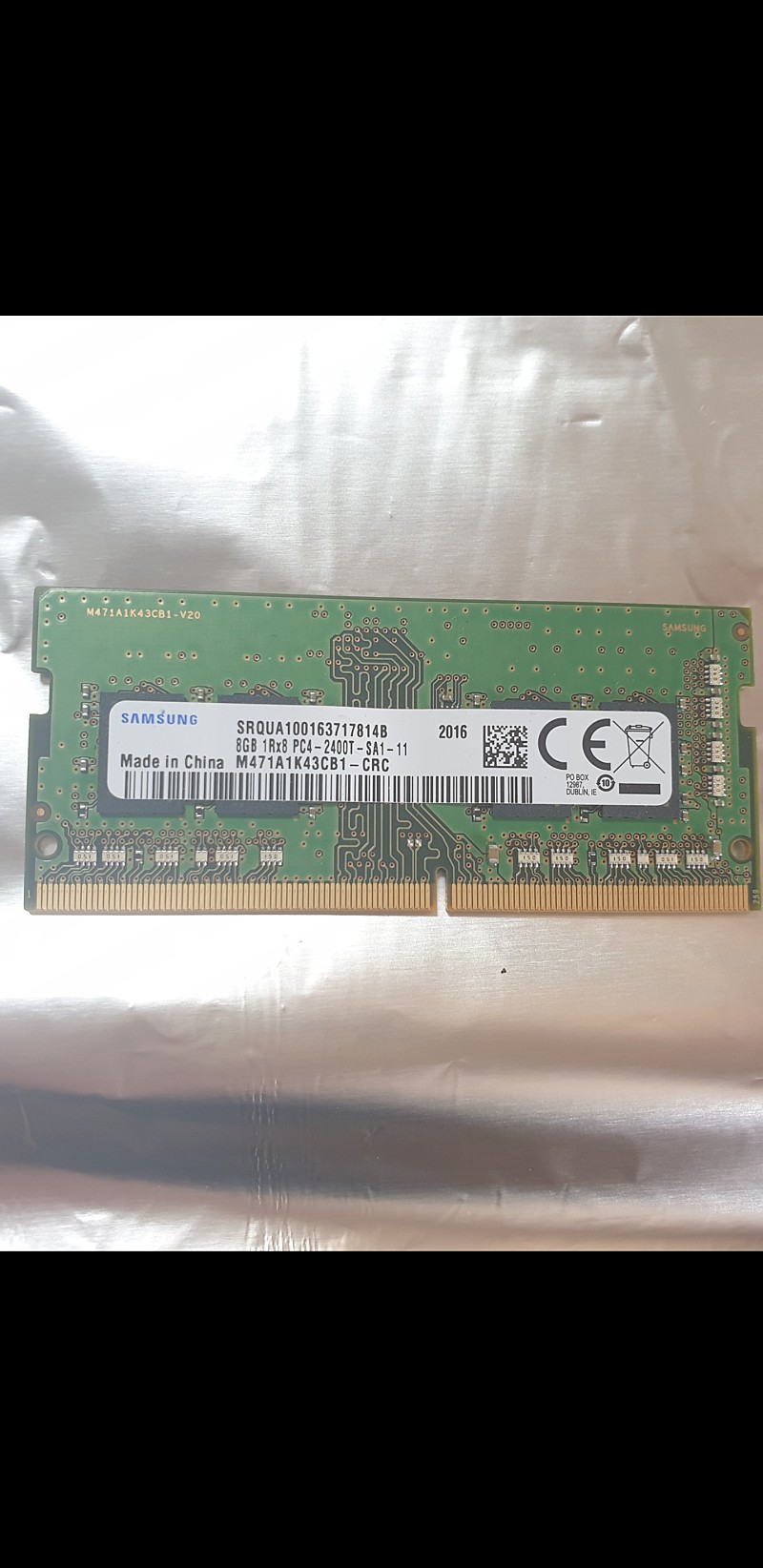 노트북용 ddr4 삼성 8gb 램 2400mhz