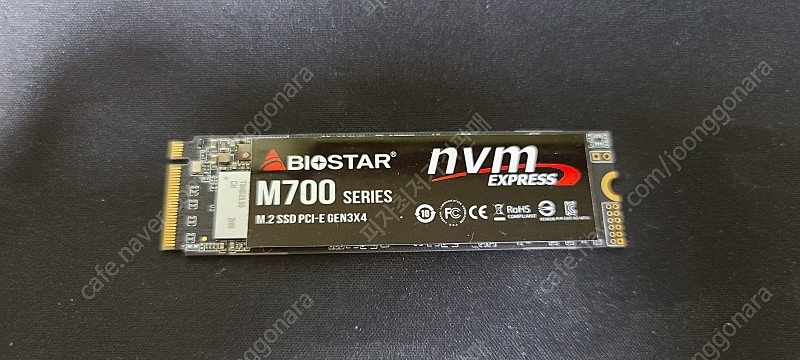 (바이오스타) BIOSTAR M700 M.2 SSD 512GB 팝니다. (미사용)