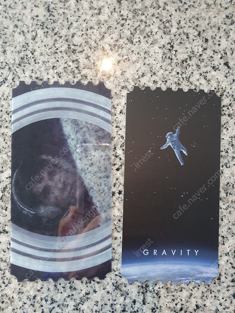 그래비티 gravity 메가박스 오리지널 티켓 오티 Re 9