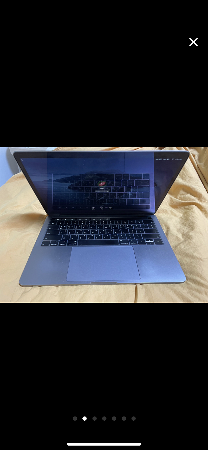 맥북프로(13-inch, 2018, four thunderbolt 3ports)