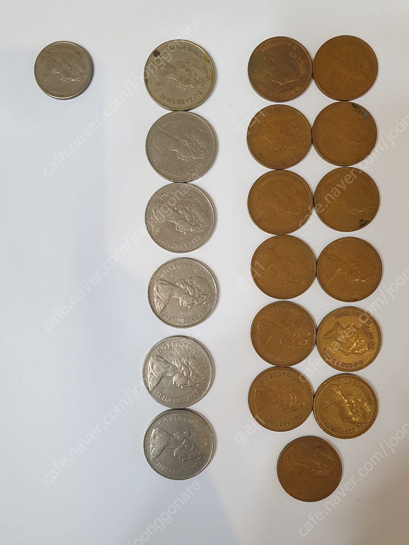 수집용 동전 (new pence)