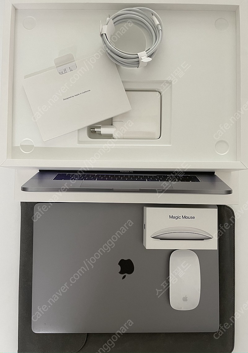 맥북 프로 16인치 고급형 사이클 수 20 / 1tb / i9 / 스페이스그레이 + 애플 정품 매직마우스2