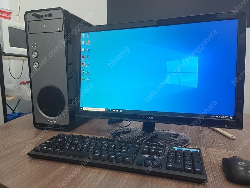 롤 오버워치 3D게임및 작업용 컴퓨터 모니터셋트 판매 (i5 6400/8G/gtx750ti/ ssd128GB+500GB/23인치led모니터 )