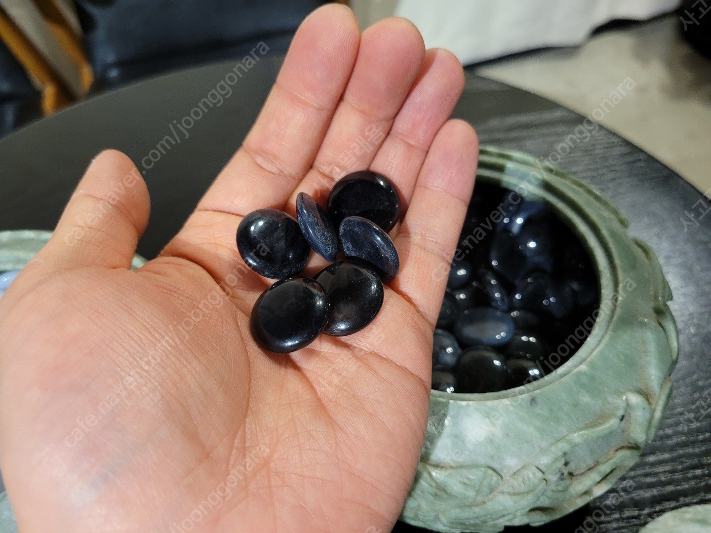 옥 바둑알 기원 판매합니다. | 예술작품/골동품/수집 | 중고나라