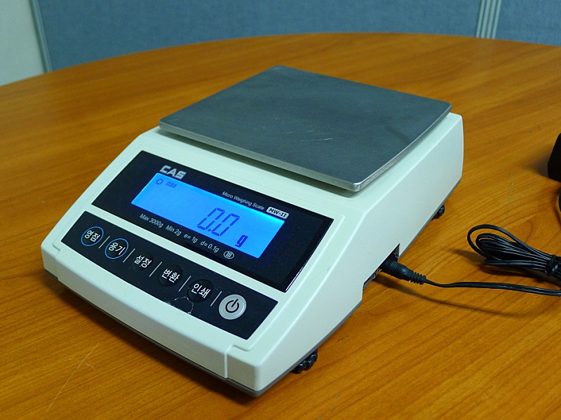 카스 전자저울 MW-II 3Kg / 0.1g 고정밀저울 중고전자저울 저울매입