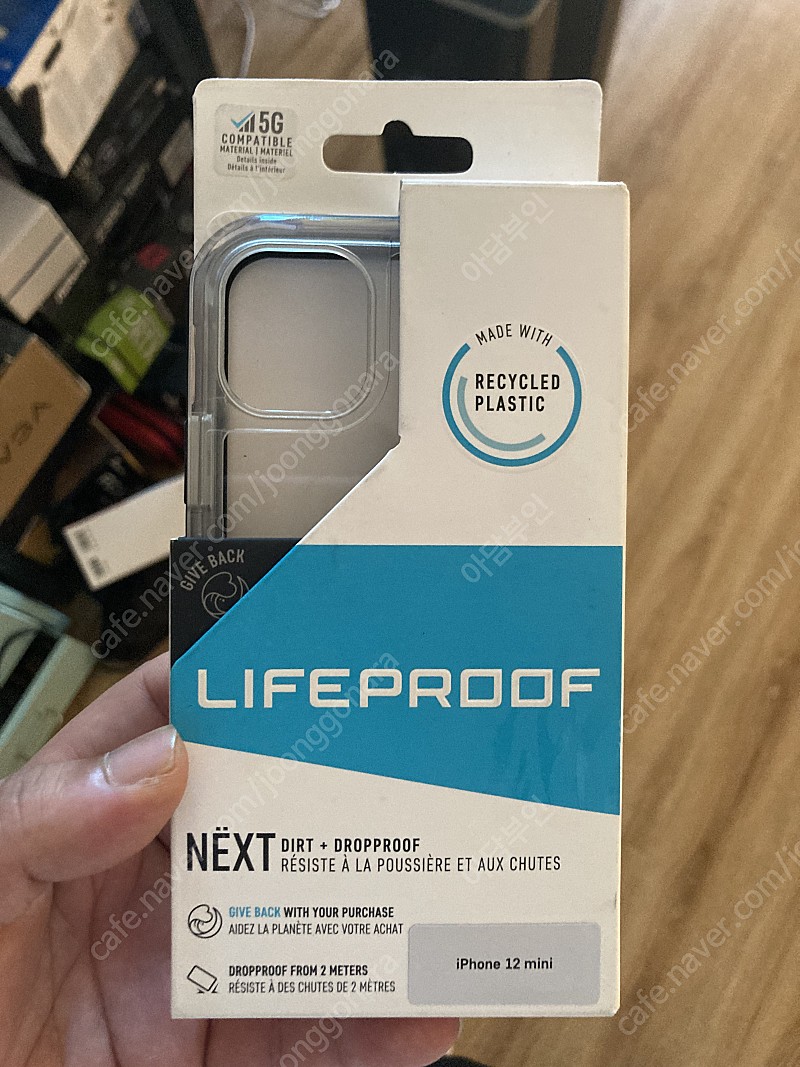 아이폰 미니 12 life proof 케이스 팝니다