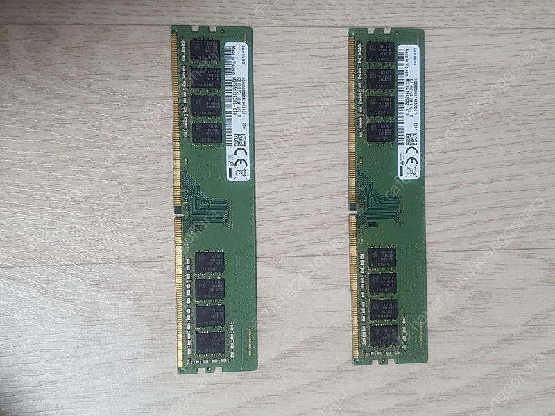 삼성 Ram pc4 8gb 2개팝니다.