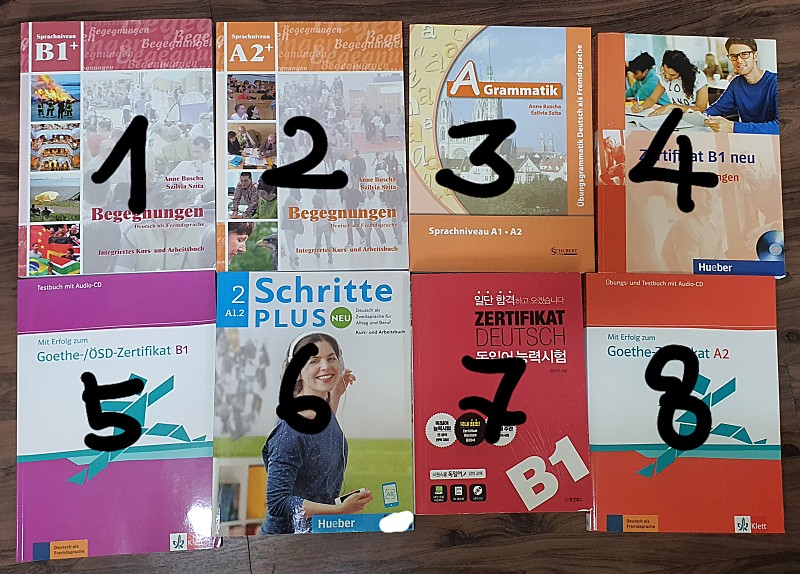 독일어 책 Deutsch A1.2 A2 B1