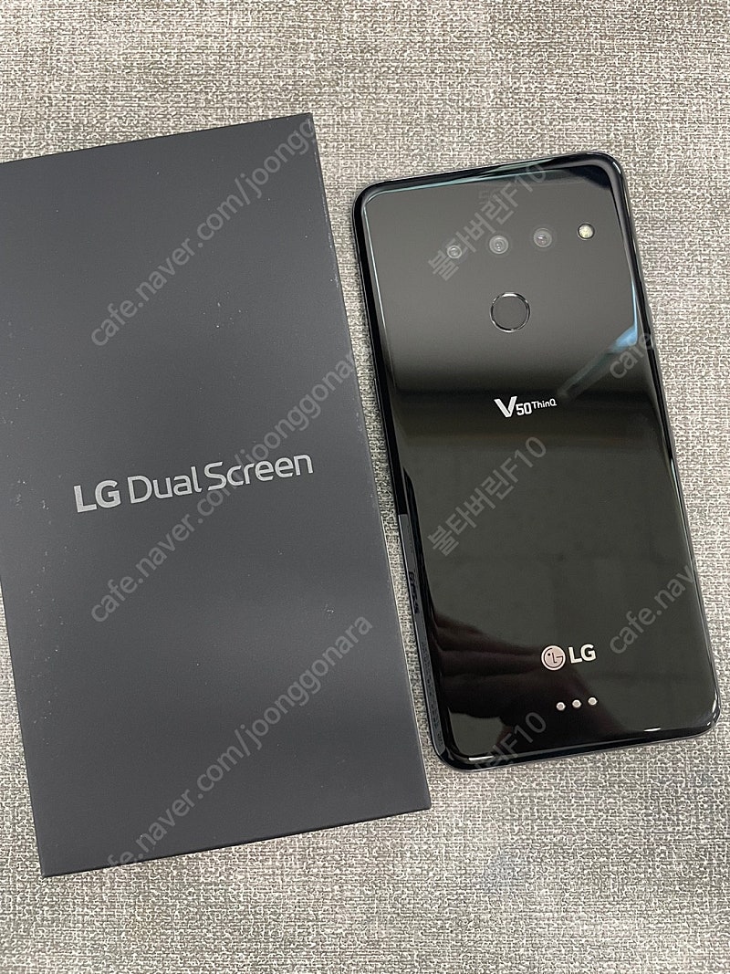 LG V50 128기가 블랙 무잔상 단말기(듀얼미개봉포함) 16만원 판매