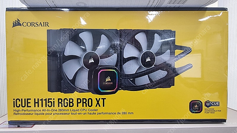 Corsair iCUE H115i RGB PRO XT 미개봉 판매합니다.