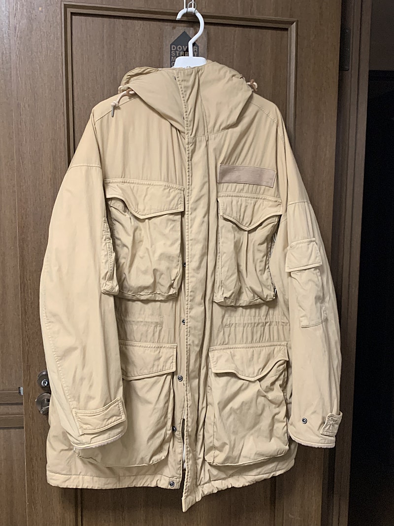 비즈빔 visvim / 20ss visvim krupa field down jacket / 사이즈2 베이지