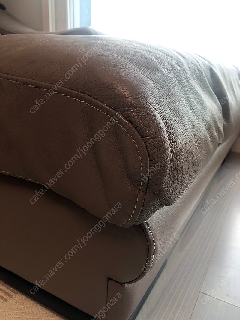 이태리 천연면피 좌형 카우치 소파 다우닝 카이소--1