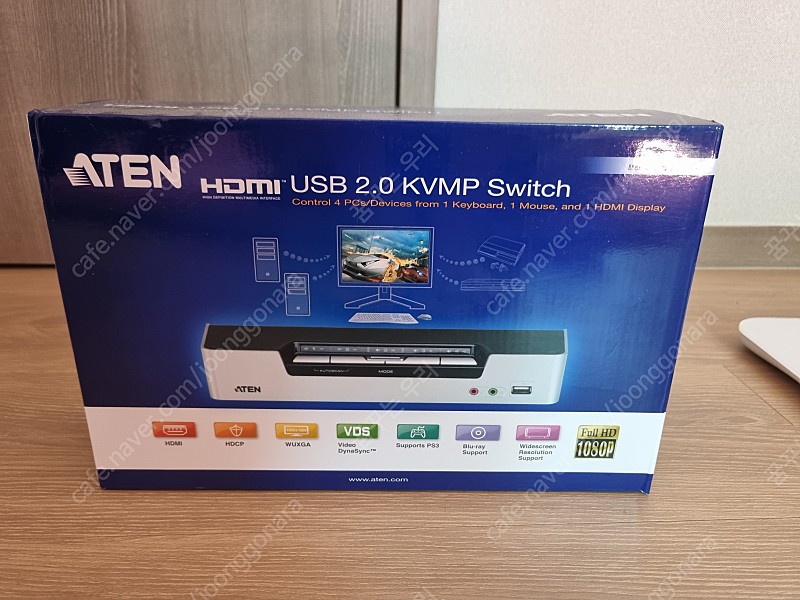 [KVMP 스위치] ATEN CS1794 4포트 usb2.0 HDMI / 미개봉, 새제품