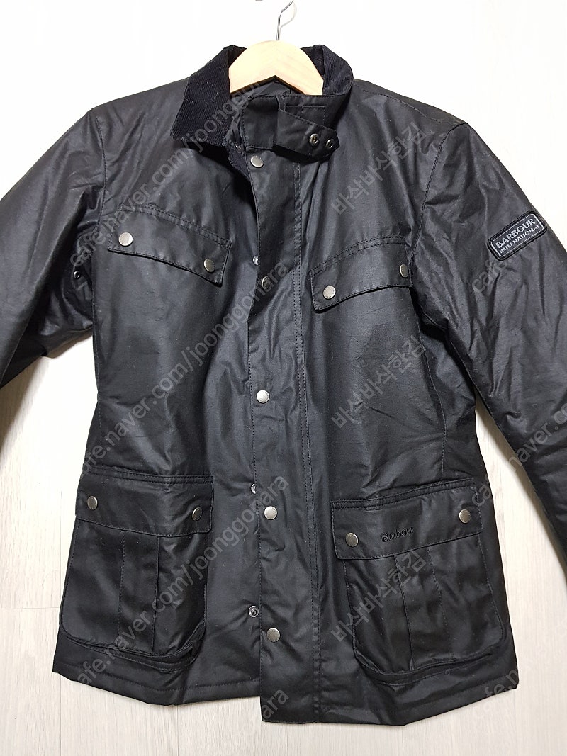 Barbour International Duke wax jacket 바버 인터네셔널 듀크 왁스 자켓 (슬림핏 s 블랙)