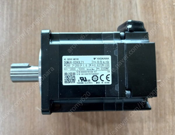 [SGMJV-02A3L21] 야스카와 서보모터 / YASKAWA AC SERVO MOTOR