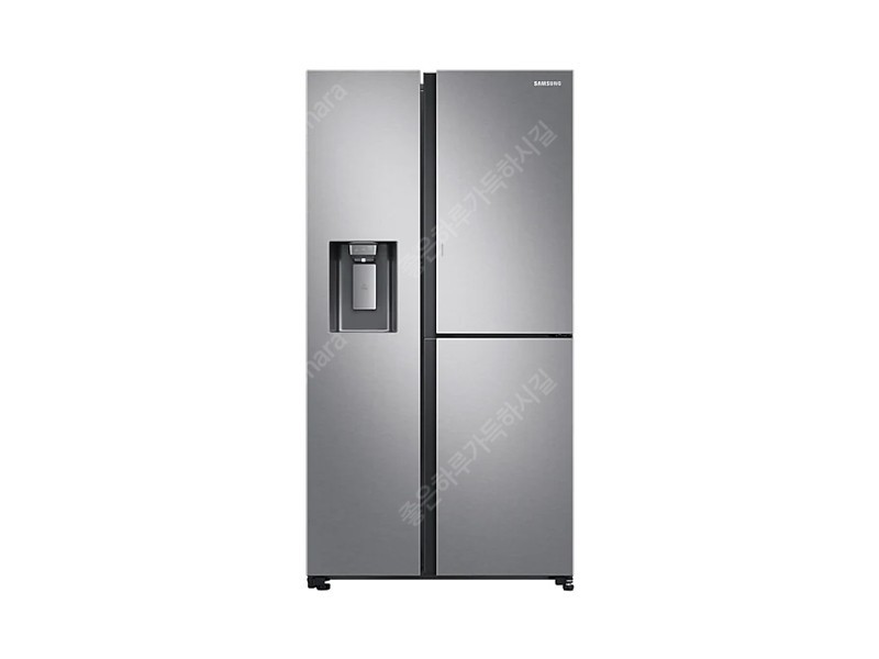 [스마트렌탈](삼성)양문형 3도어 얼음정수기 냉장고 805L(리얼메탈)