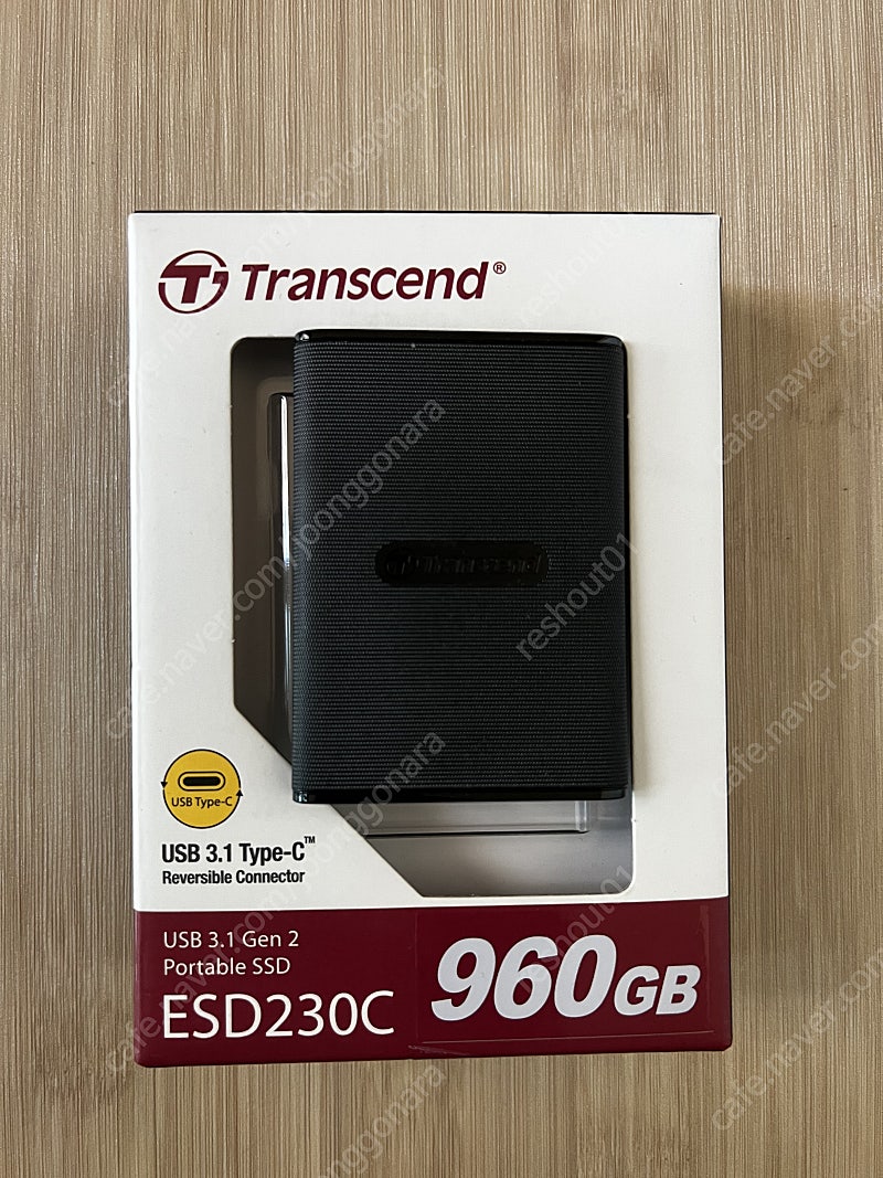 트랜샌드 SSD외장하드 960GB 팝니다.