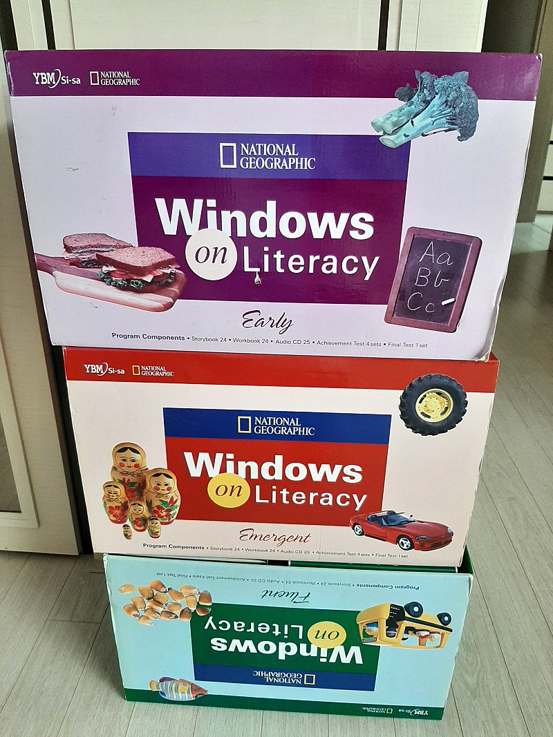YBM si-sa 네셔널 지오그라피 windows on Literacy 3단계 판매해요 대구 0109871 8321 4만원