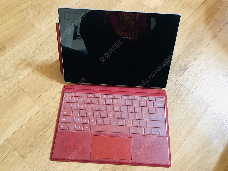 서피스 프로7 서피스 펜 타입 커버 파피레드 i5 8gb 256gb Surface pro7 with type cover pen in poppy red color
