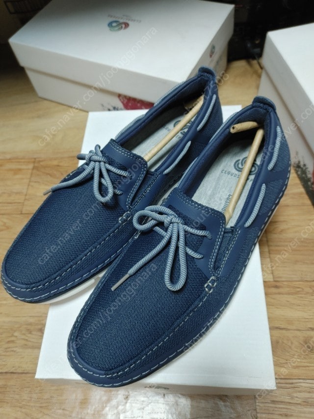 클락스(Clarks) 남성 스니커즈 진청색 UK 8.5 운동화기준 275(새제품)