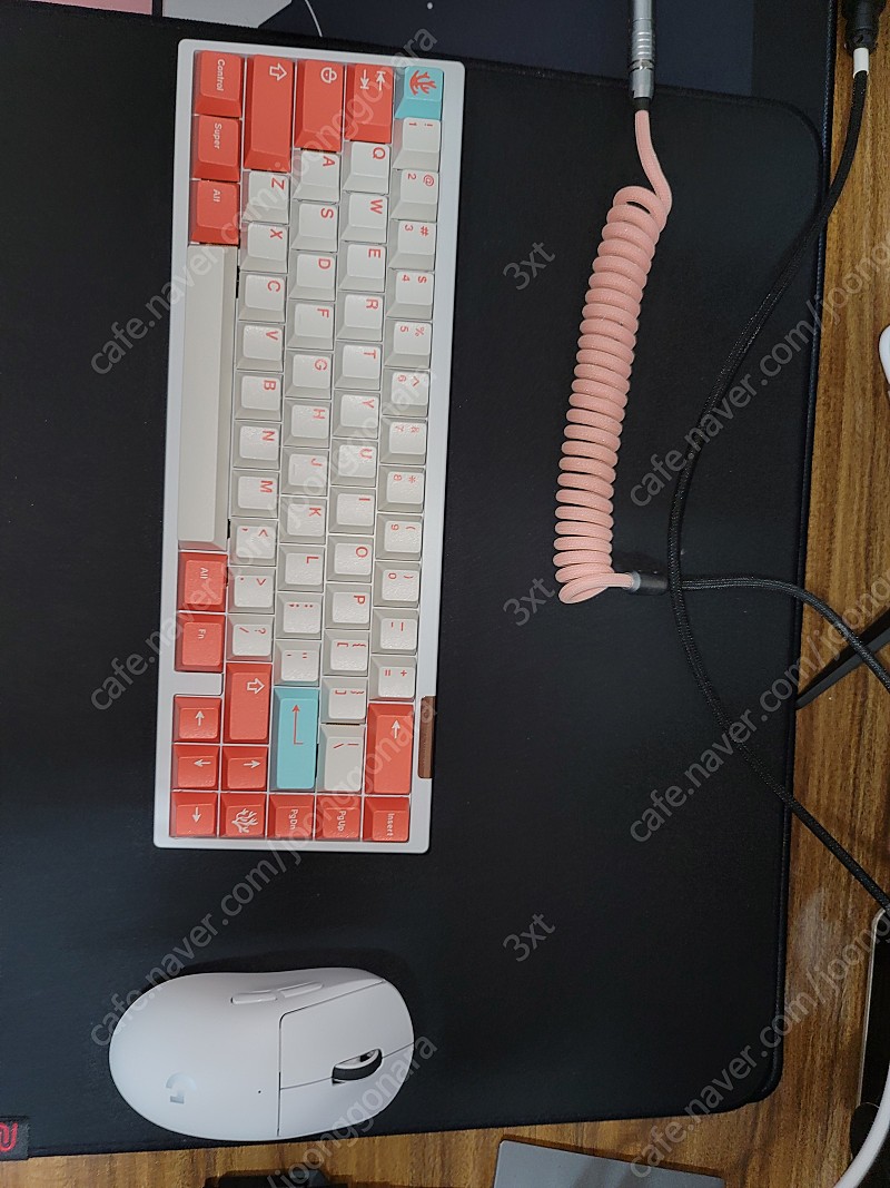 e6.5 화이트 + gmk coral +novelties 일괄시 61만